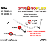FULL SUSPENSION BUSH KIT ROAD BMW X5 E53