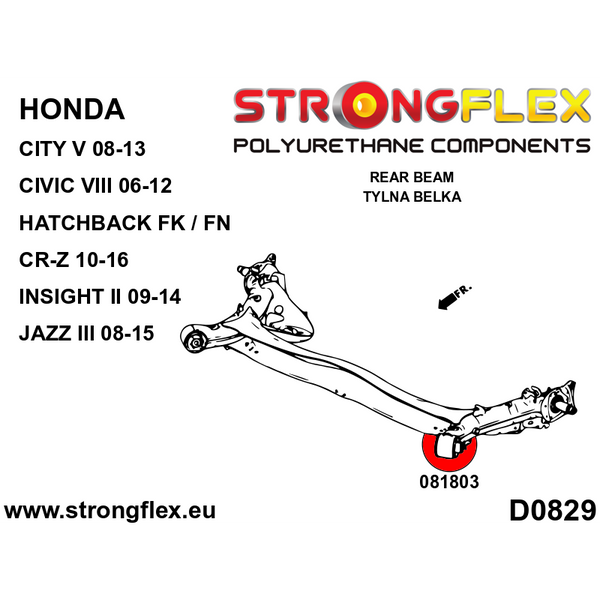 Honda Civic VIII (06-12) Hatchback FK/FN/FN2 Type R front suspension a ...