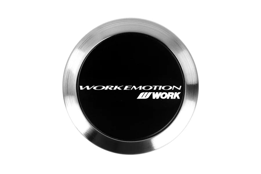 Work Emotion centre cap, black flat type-1