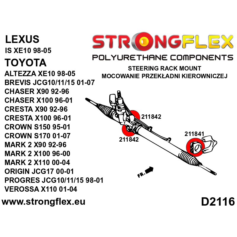 FULL SUSPENSION BUSH KIT CIVIC EP/CR-V/INTEGRA DC5/ELEMENT