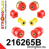 Strongflex front suspension and rear beam bush kit Corolla E12
