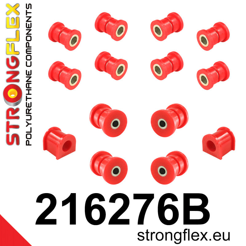 Strongflex rear suspension bush kit road Corolla FWD E10/E11 216276B