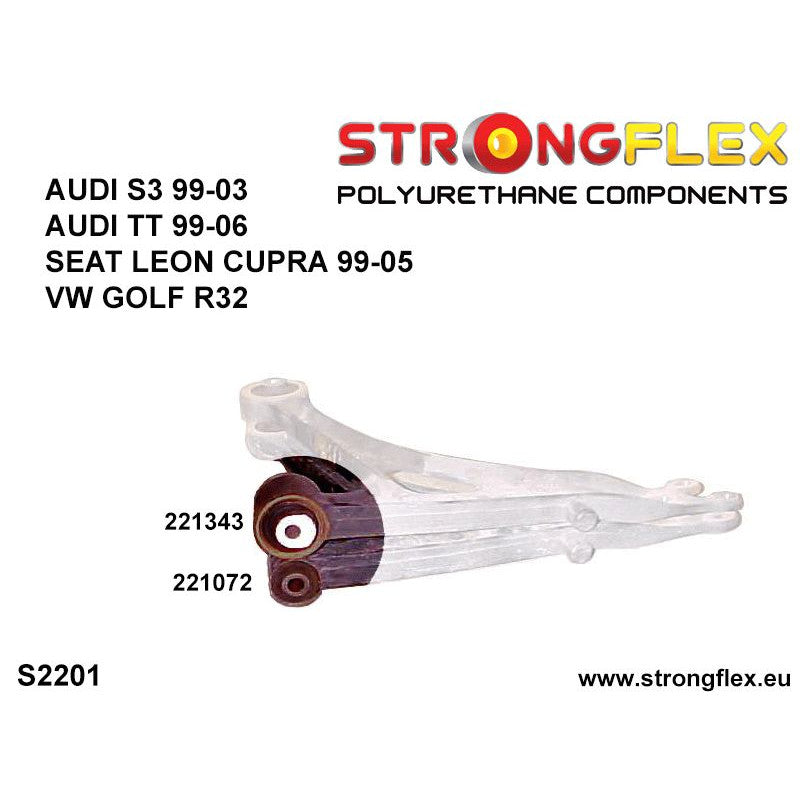 VW Polo 6C front wishbone bushes