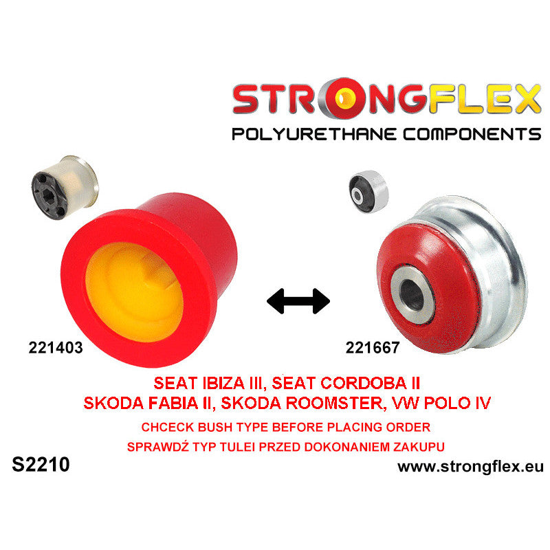 VW Polo 6C front wishbone bushes-4