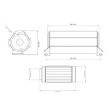 Nuke Fuel Filter 10micron Stainless Steel for E85 AN8