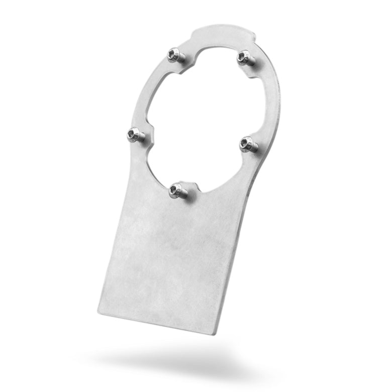 Steel mounting bracket for Remote filler cap, with M6 bolts-1