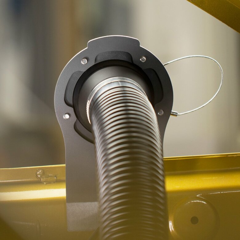 Steel mounting bracket for Remote filler cap, with M6 bolts-5