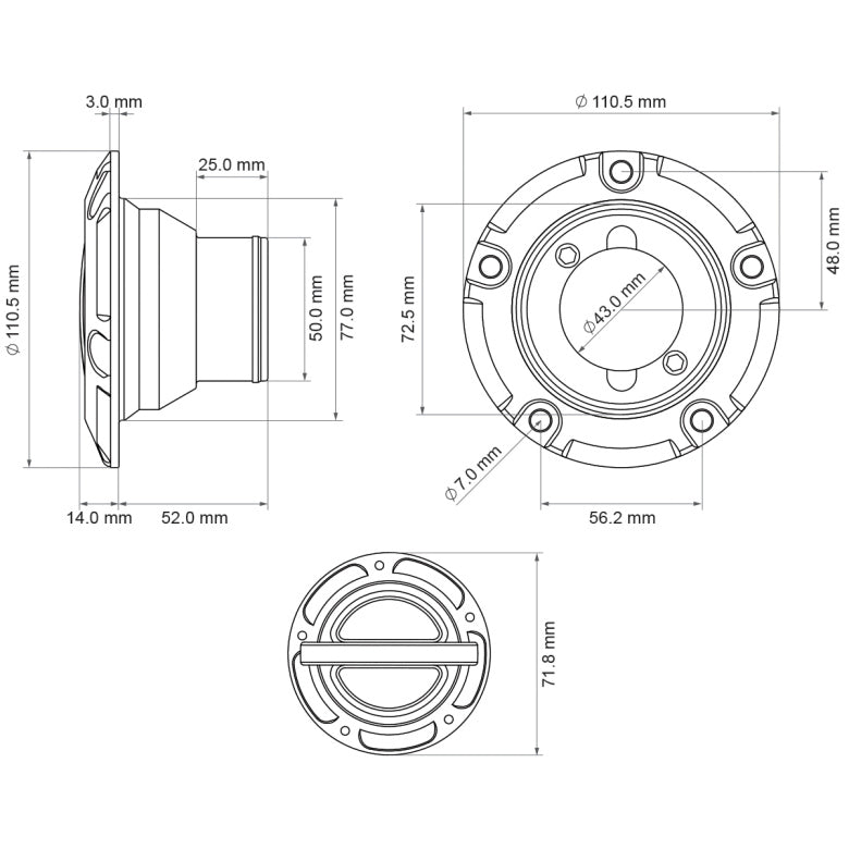 Nuke Remote Quick Lock Filler Cap-7