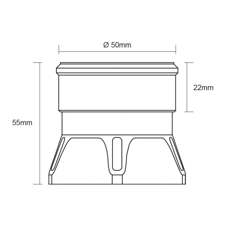 Remote mount fill neck for the CFC Unit-6