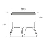 Remote mount fill neck for the CFC Unit