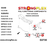 FULL SUSPENSION BUSH KIT SUBARU LEGACY III / OUTBACK II (98-03) BE BH BT