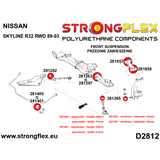 R32 GTR front upper arm bushes set