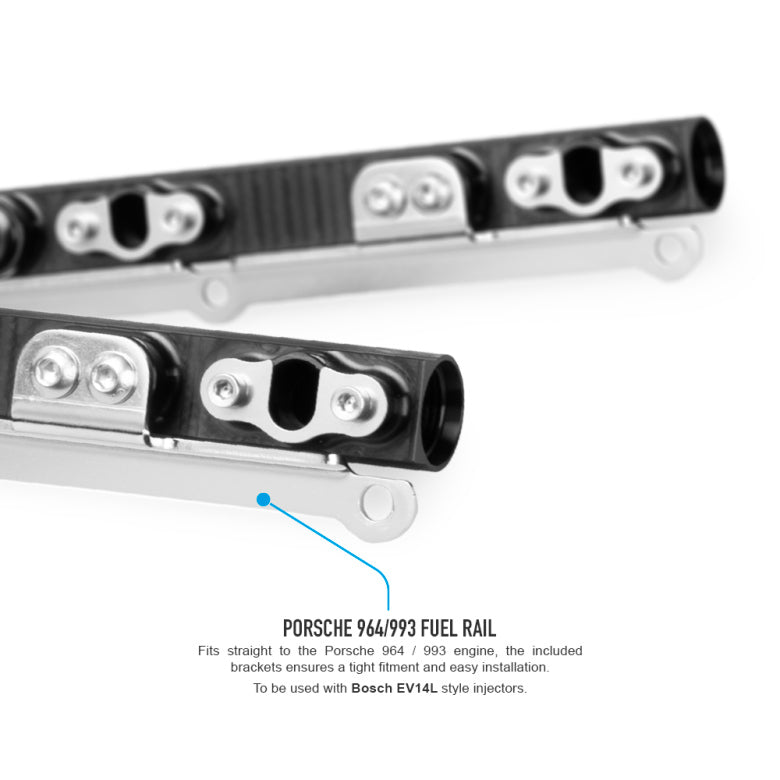 Porsche 6cyl 964/993 fuel rail (Including AN6 or AN8 Rail Fittings)-4