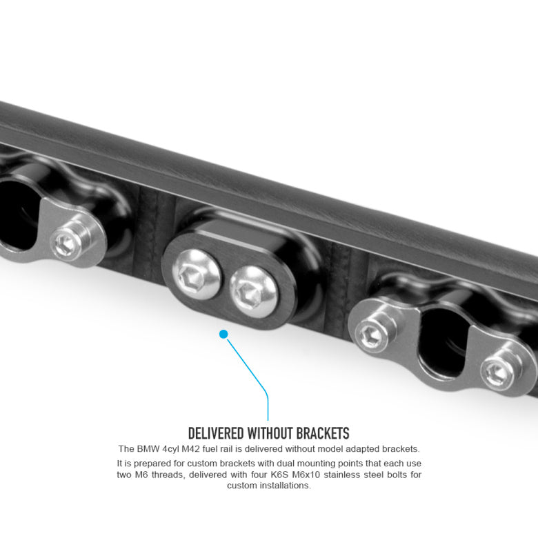BMW M42 4cyl Fuel Rail (Including AN6 or AN8 Rail Fittings)-4