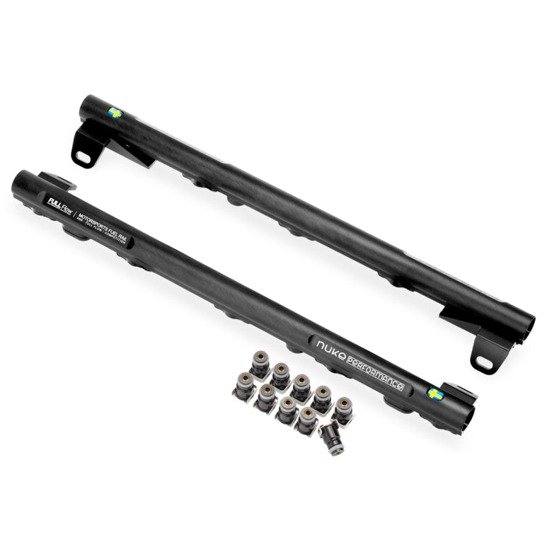 BMW 10cyl S85 fuel rail (Including AN6 or AN8 Rail Fittings)-1