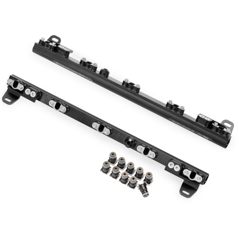 BMW 10cyl S85 fuel rail (Including AN6 or AN8 Rail Fittings)-2