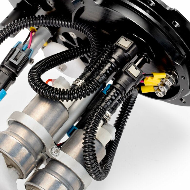 In-tank dual fuel pump mounting kit, quick connect and E85 proof-1