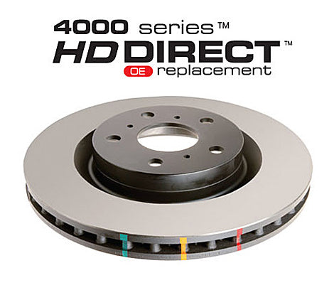 Mazda MX5 DBA 4000 Series plain Front Brake Discs (Pair) (DBA4538)