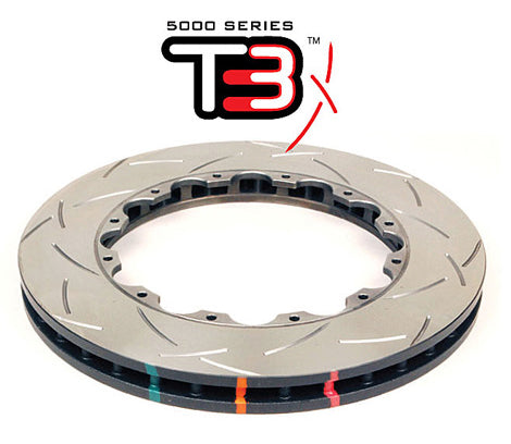 Audi SQ8 DBA 5000 Series T3 Slotted Rotor Only Front Brake Discs (Pair)