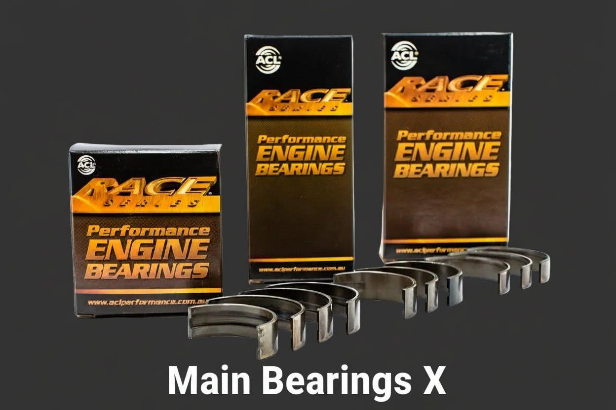 ACL "X" Race Bearing Set - MAINS 4AGE STD .001" Extra Clearance-1