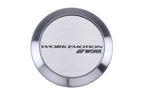 Work Emotion centre cap, silver flat type