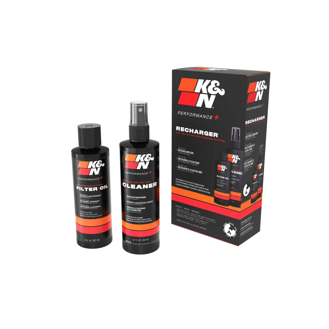 K&N Air Filter Recharger Service Kit - Squeeze Black