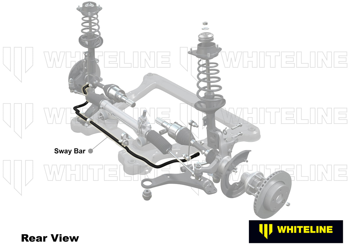 Audi A3 / Audi TT / Seat LEON 8L/8N/1M/1U Whiteline Front Anti Roll Bar 22mm Non Adjustable