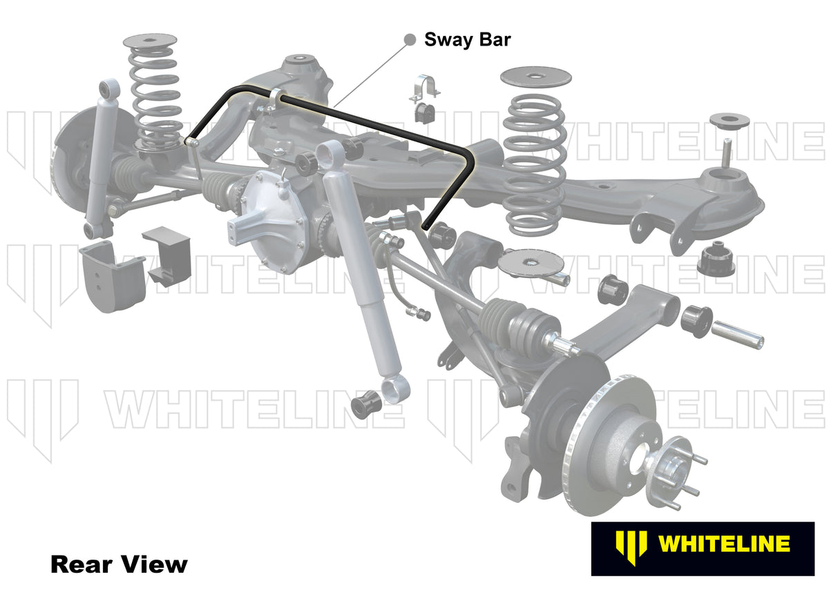 BMW 3 Series E30 Whiteline Rear Anti Roll Bar 16mm 3 Point Adjustable