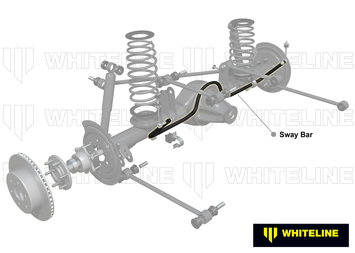 Jeep Wrangler JL Whiteline Rear Anti Roll Bar 20mm 2 Point Adjustable