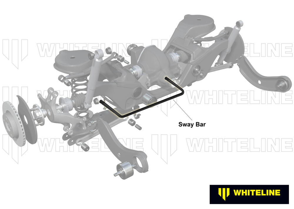 Mazda RX-8 Whiteline Rear Anti Roll Bar 22mm 2 Point Adjustable