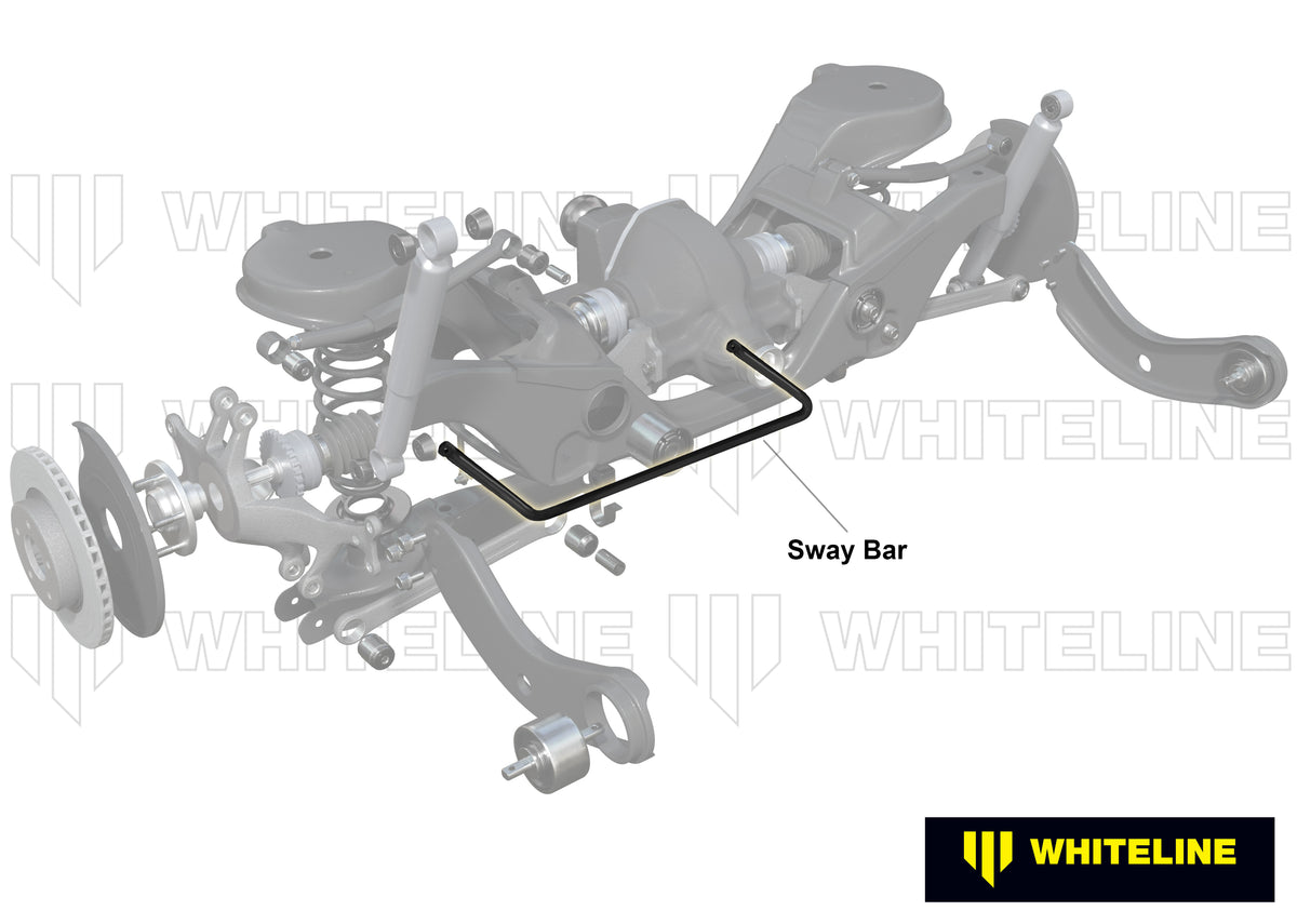 Ford Focus LW/LZ Whiteline Rear Anti Roll Bar 24mm 2 Point Adjustable