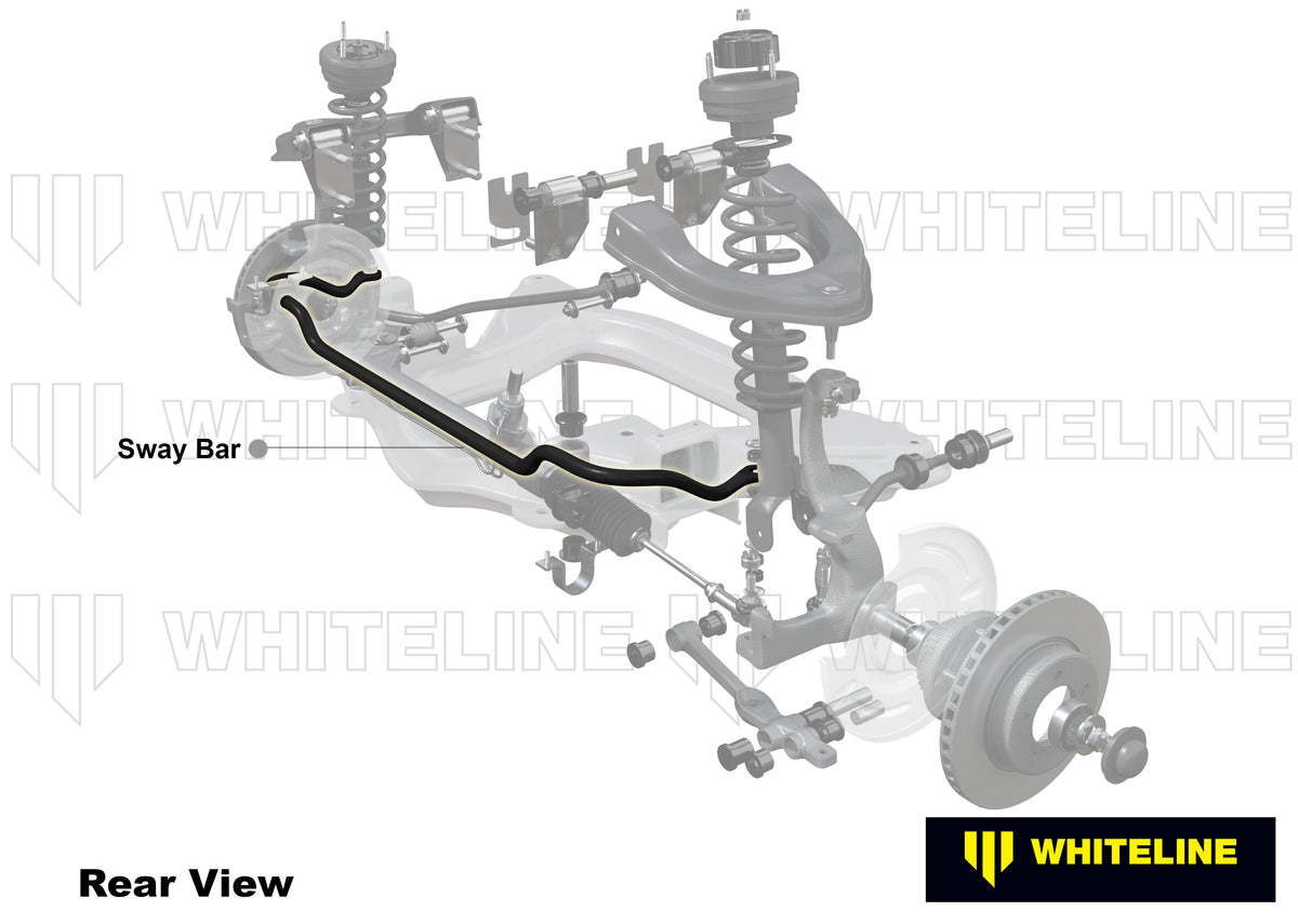 Nissan Skyline / Stagea R33/R34/WC34 Whiteline Front Anti Roll Bar 24mm 4 Point Adjustable