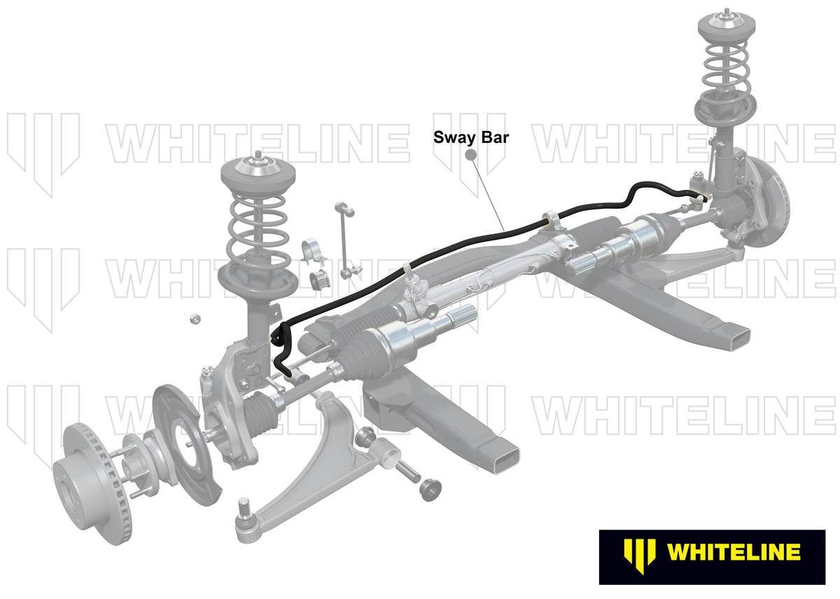 Subaru Forester / Impreza SG/WRX Whiteline Front Anti Roll Bar 24mm Non Adjustable