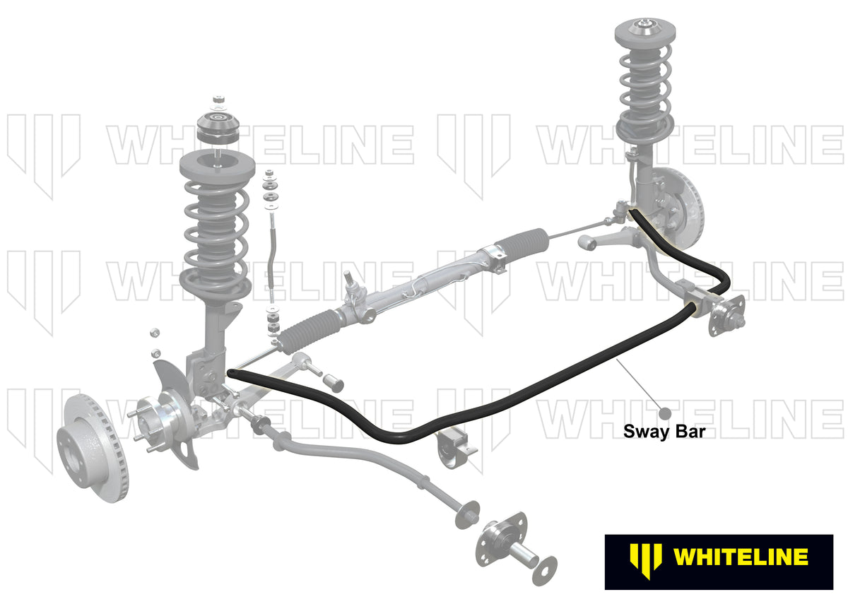 Toyota Corolla AE86 Whiteline Front Anti Roll Bar 24mm 4 Point Adjustable