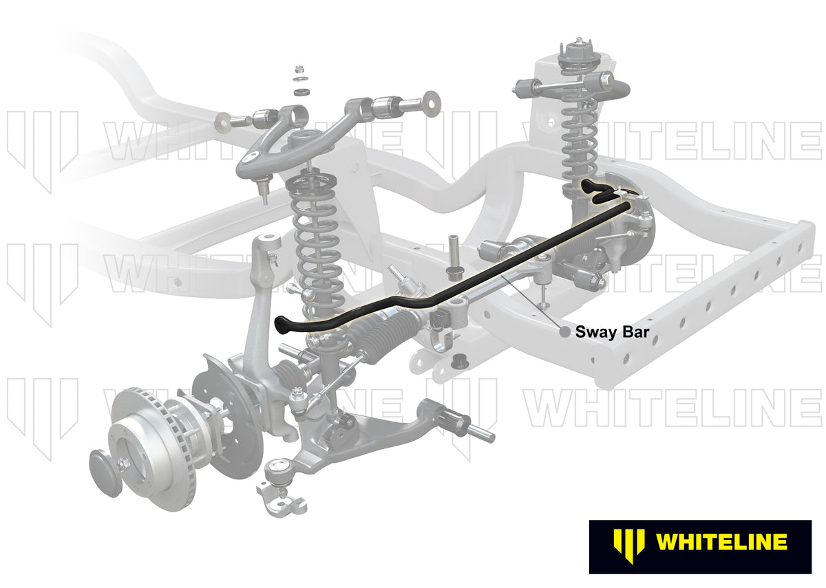 Toyota 4 RUNNER / Fj Cruiser / Land Cruiser Prado N210/N215/GSJ15/120 Whiteline Front Anti Roll Bar 30mm 3 Point Adjusta