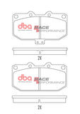 DBA Silvia / Skyline / 300ZX S14/S15/R32/R33/R34/Z32 Impreza / 3000GTO Race Performance Front Brake Pads (4 Pot)