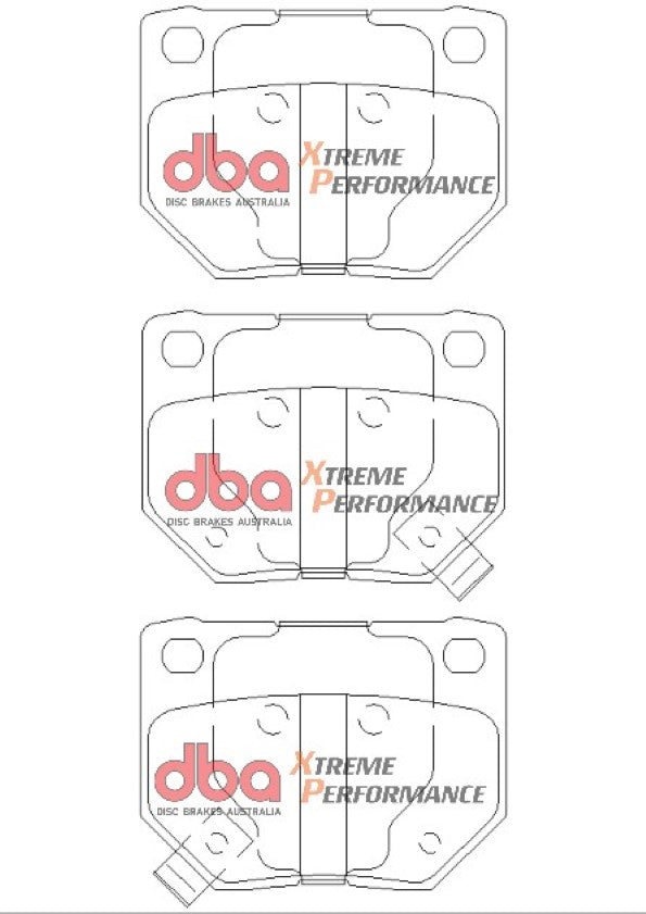 DBA Silvia/Skyline/300ZX S14/15/R32/33/34/Z32 Impreza Extreme Performance Rear Brake Pads (Twin Pot)
