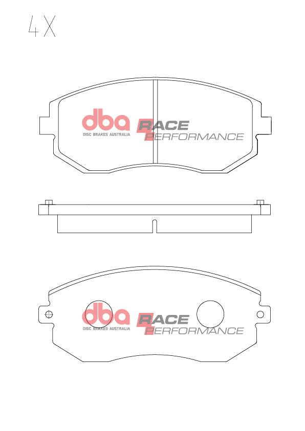 Subaru BRZ / Forester / Impreza / Toyota GR86 / GT86 DBA Race Performance Front Brake Pads