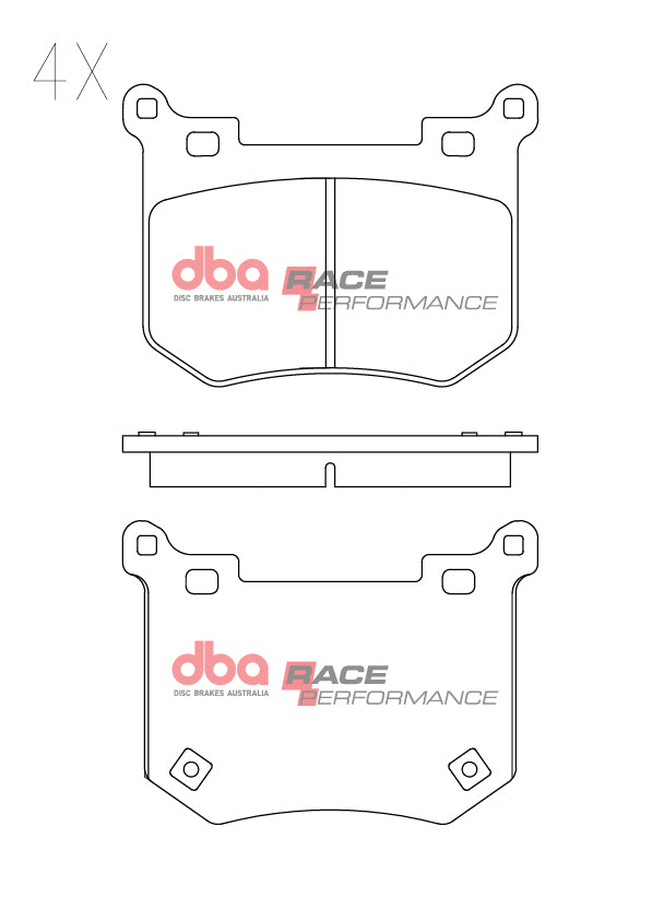 Kia Stinger DBA Race Performance Rear Brake Pads
