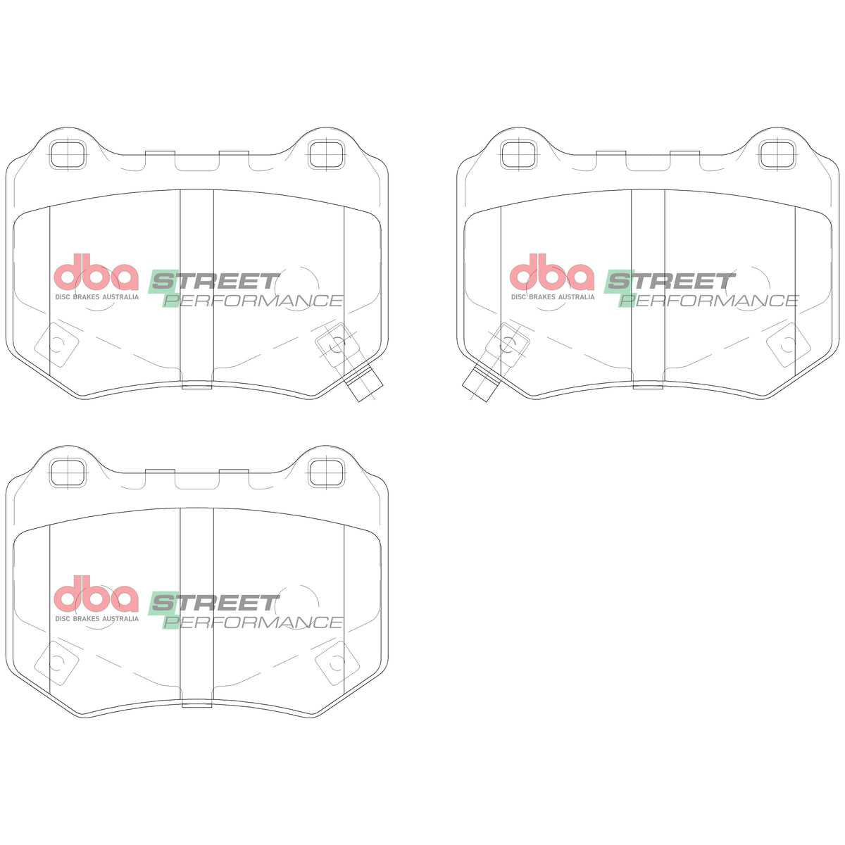 Subaru WRX DBA Street Performance Rear Brake Pads