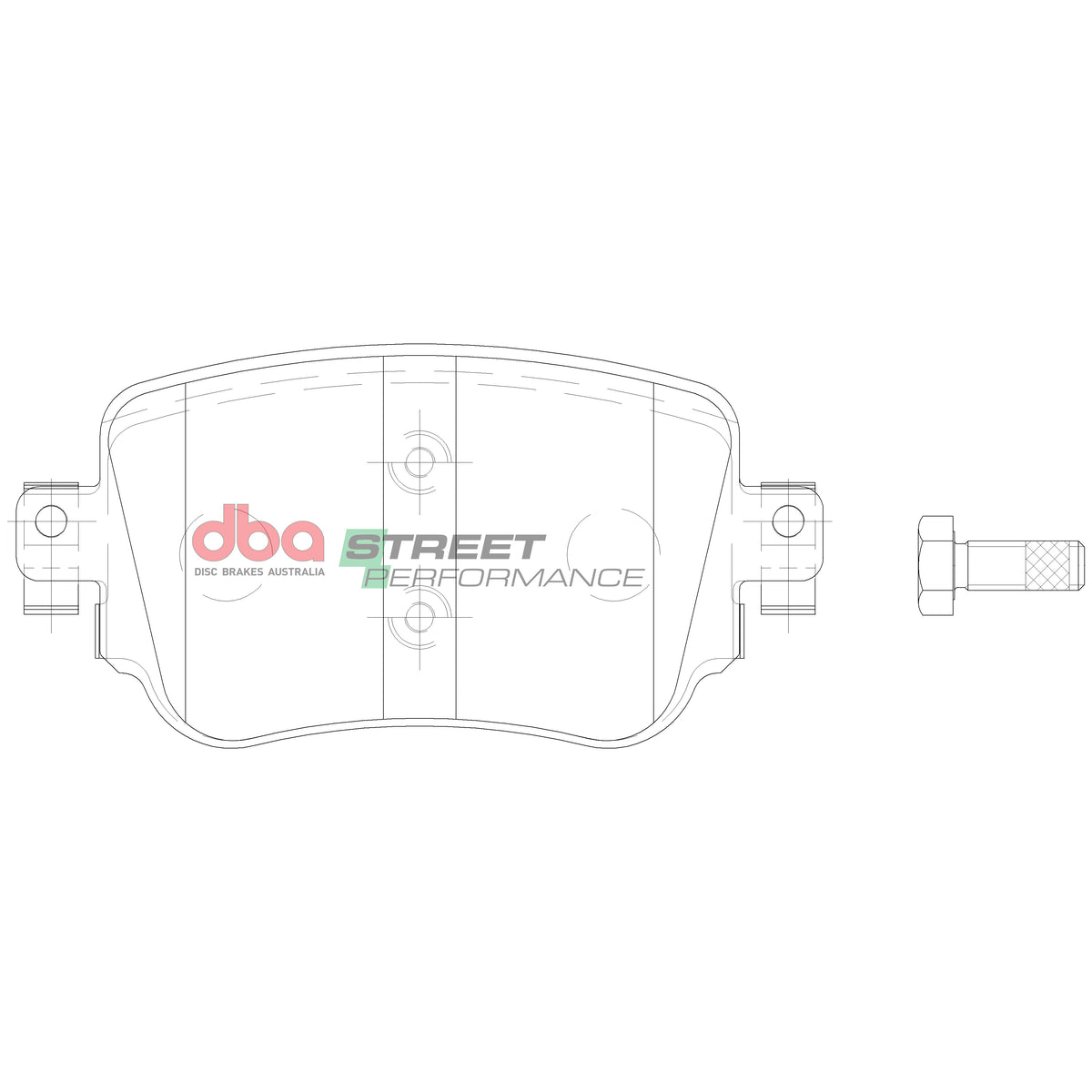 Skoda Octavia / VW Caddy DBA Rear Brake Kit – Street Series En-Shield Plain & Street Performance Brake Pads