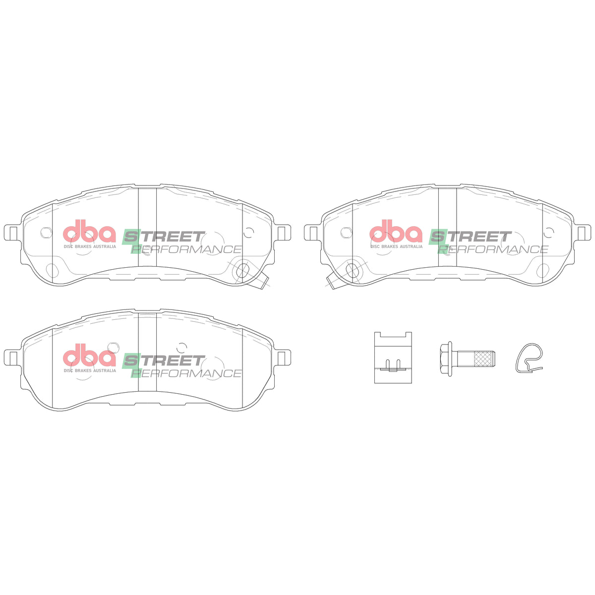 Ford Ranger DBA Rear Brake Kit – Street Series T2 Slotted & Street Performance Brake Pads