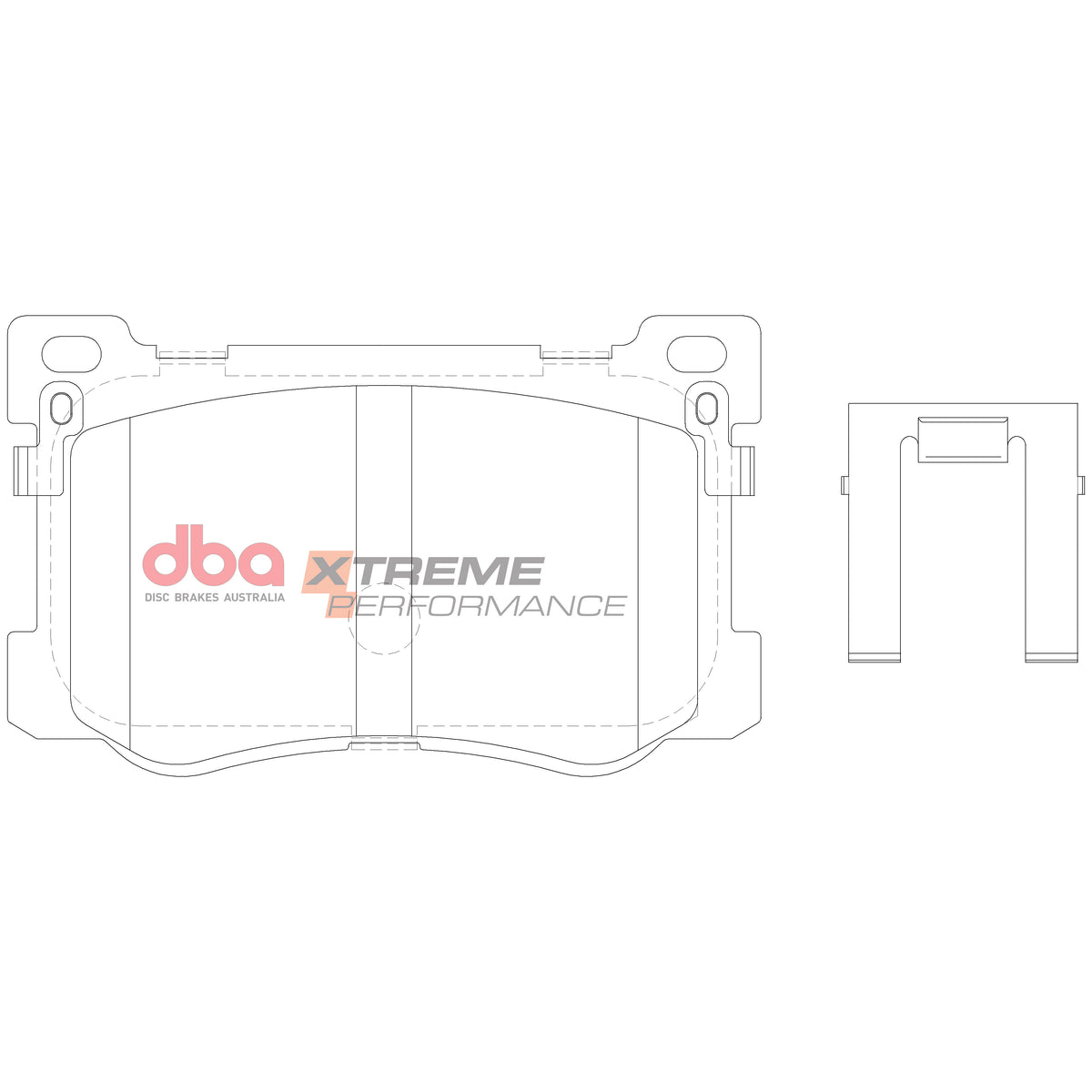 Hyundai Genesis DBA Xtreme Performance Front Brake Pads