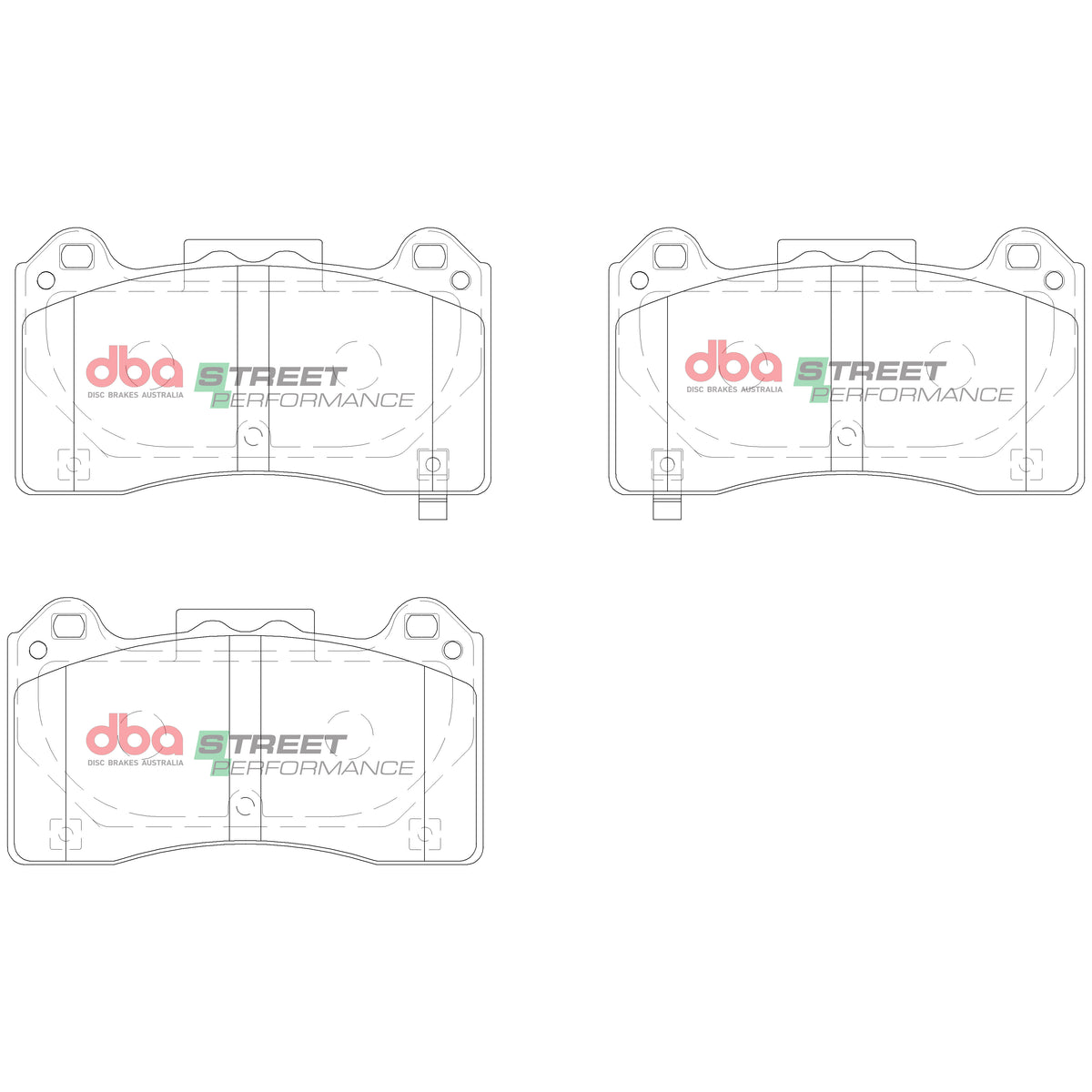 Ford Focus DBA Street Performance Front Brake Pads (DB15025SP)