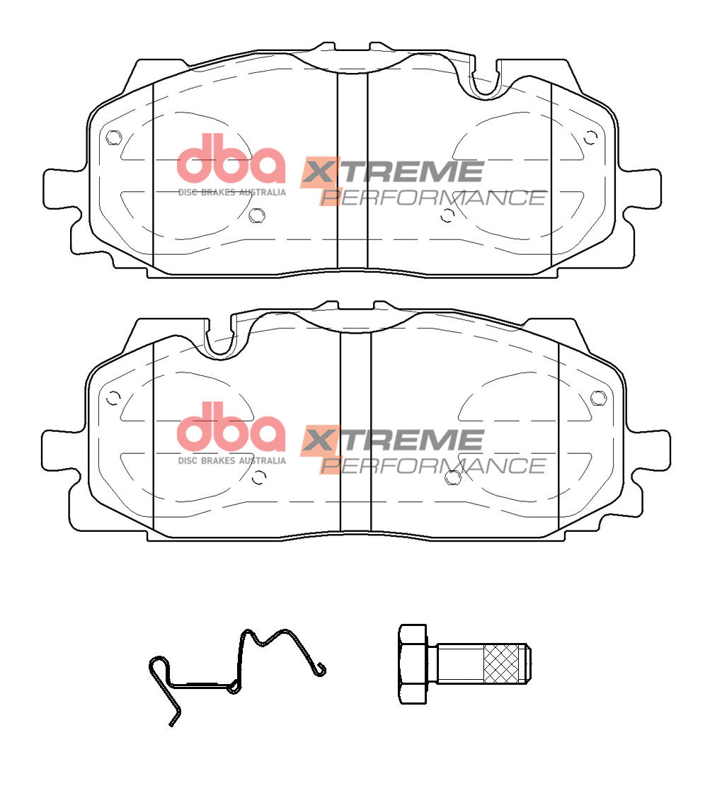 Audi E-TRON / Q7 / Q8 DBA Rear Brake Kit – 4000 Series T3 Slotted & Xtreme Performance Brake Pads