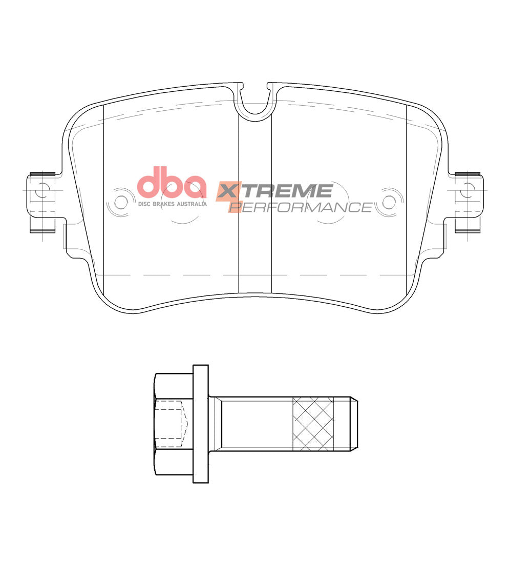 Audi E-TRON / Q7 / Q8 DBA Xtreme Performance Rear Brake Pads