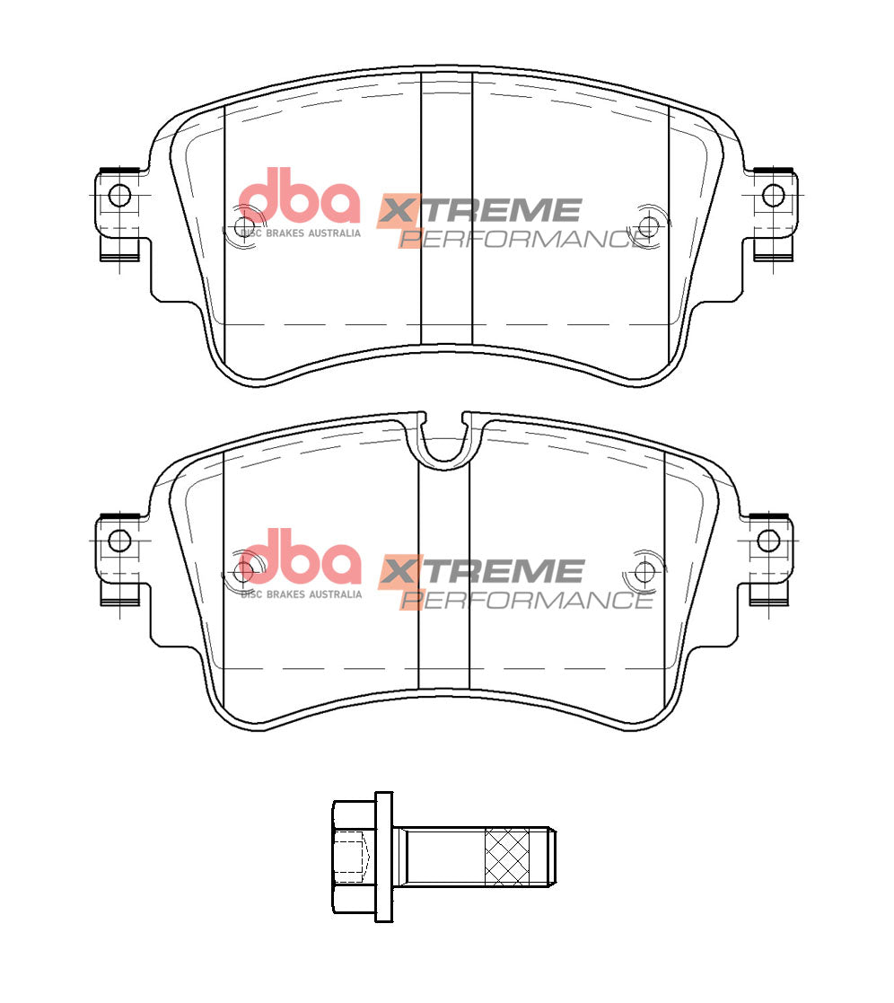 Audi A4 / A5 / A6 / VW Touareg DBA Xtreme Performance Rear Brake Pads