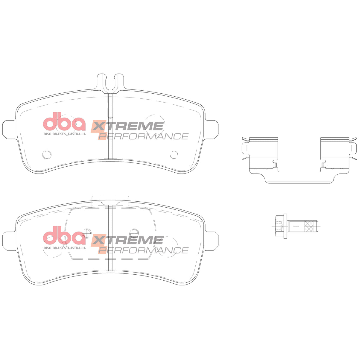 Mercedes-Benz AMG / C-Class DBA Xtreme Performance Rear Brake Pads
