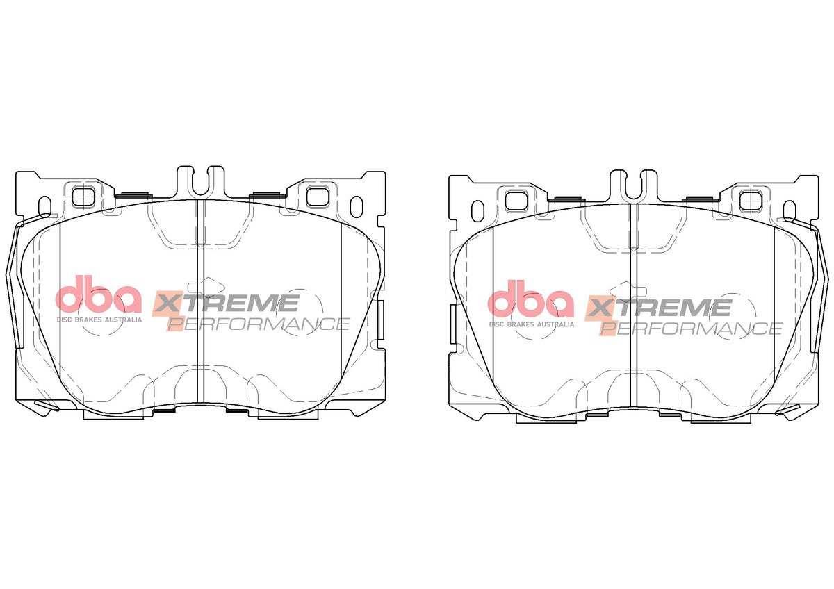 Mercedes-Benz C-Class / CLS / E-Class DBA Xtreme Performance Front Brake Pads