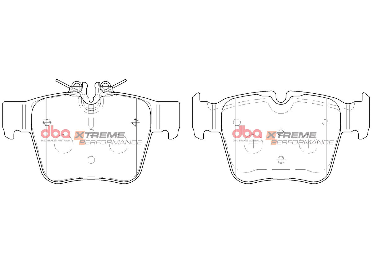 Mercedes-Benz C-Class / GLC-Class DBA Xtreme Performance Rear Brake Pads